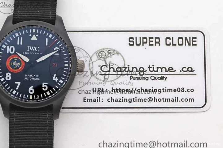 MIROTIME 0407 Mark XVIII ‘TOPGUN SFTI’ Ceramic M+F Best Edition Black Dial on Black Nylon Strap A MultiPurpose 7047